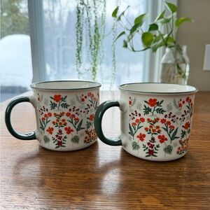 NWOT….Ceramic Harvest Soup Mugs